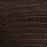 Mocha Croc Embossed Cardholder