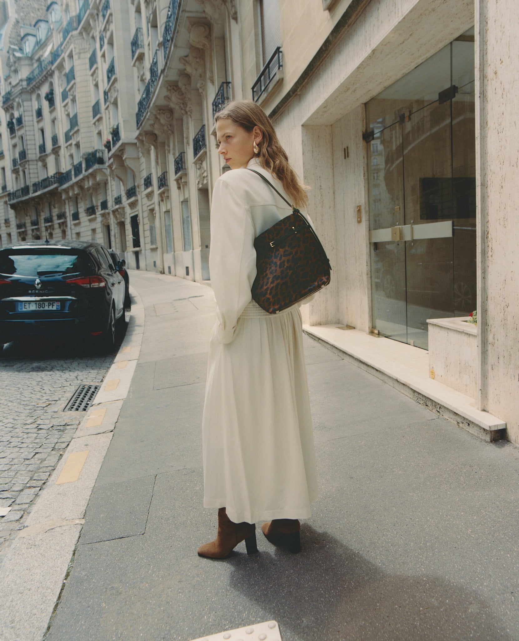 Small Leopard Belted Tote Bag(Low Stock)