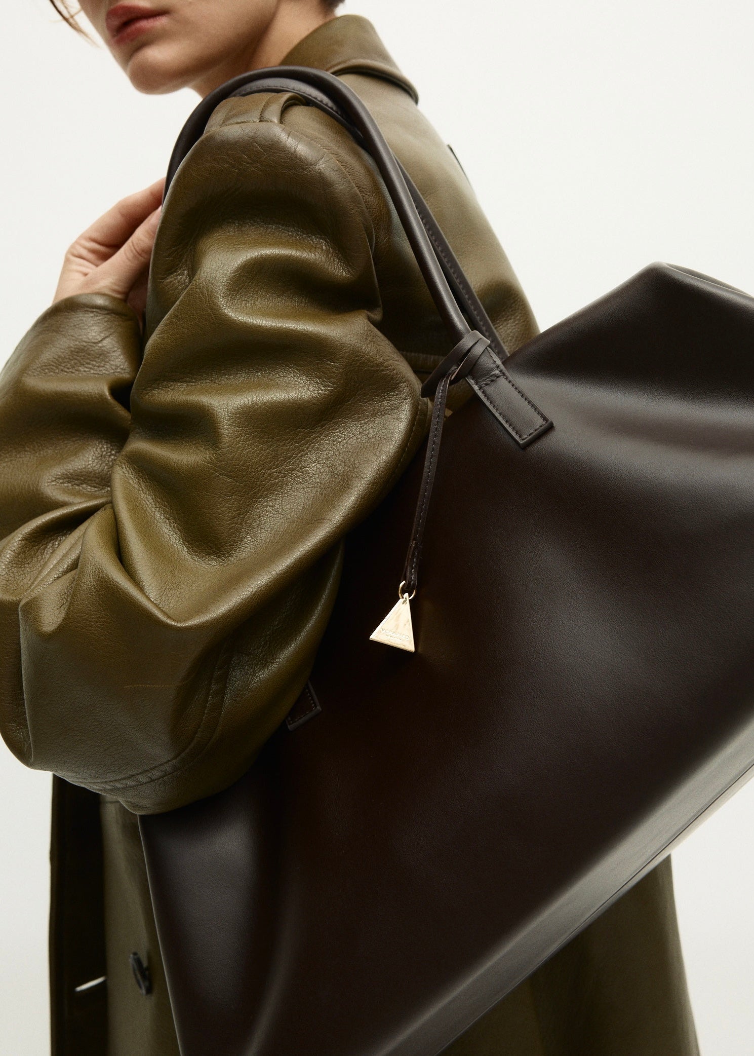 Gold Chocolate Pyramid Charm