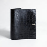 Black Croc A5 Planner