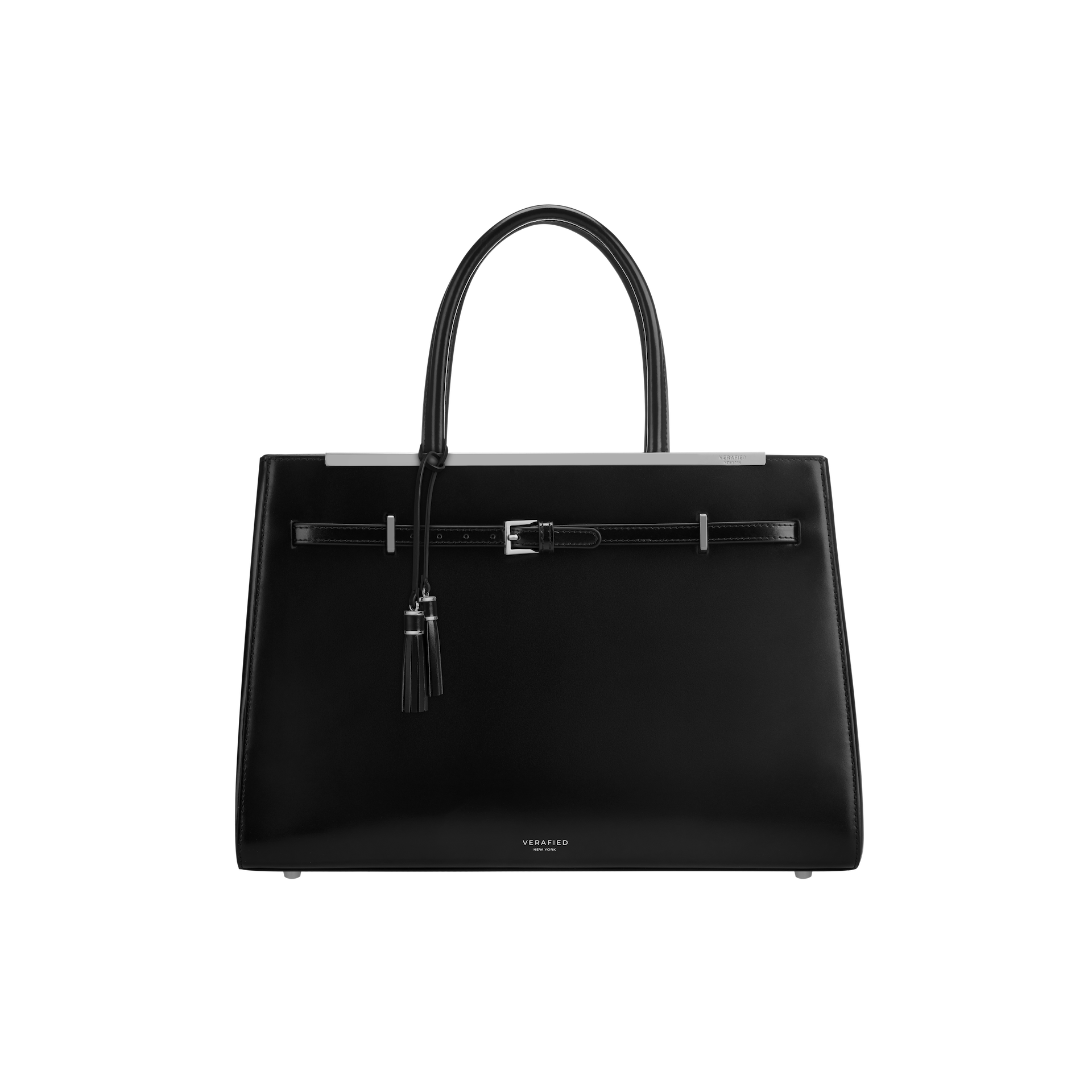 Silver Noir Tassel Charm