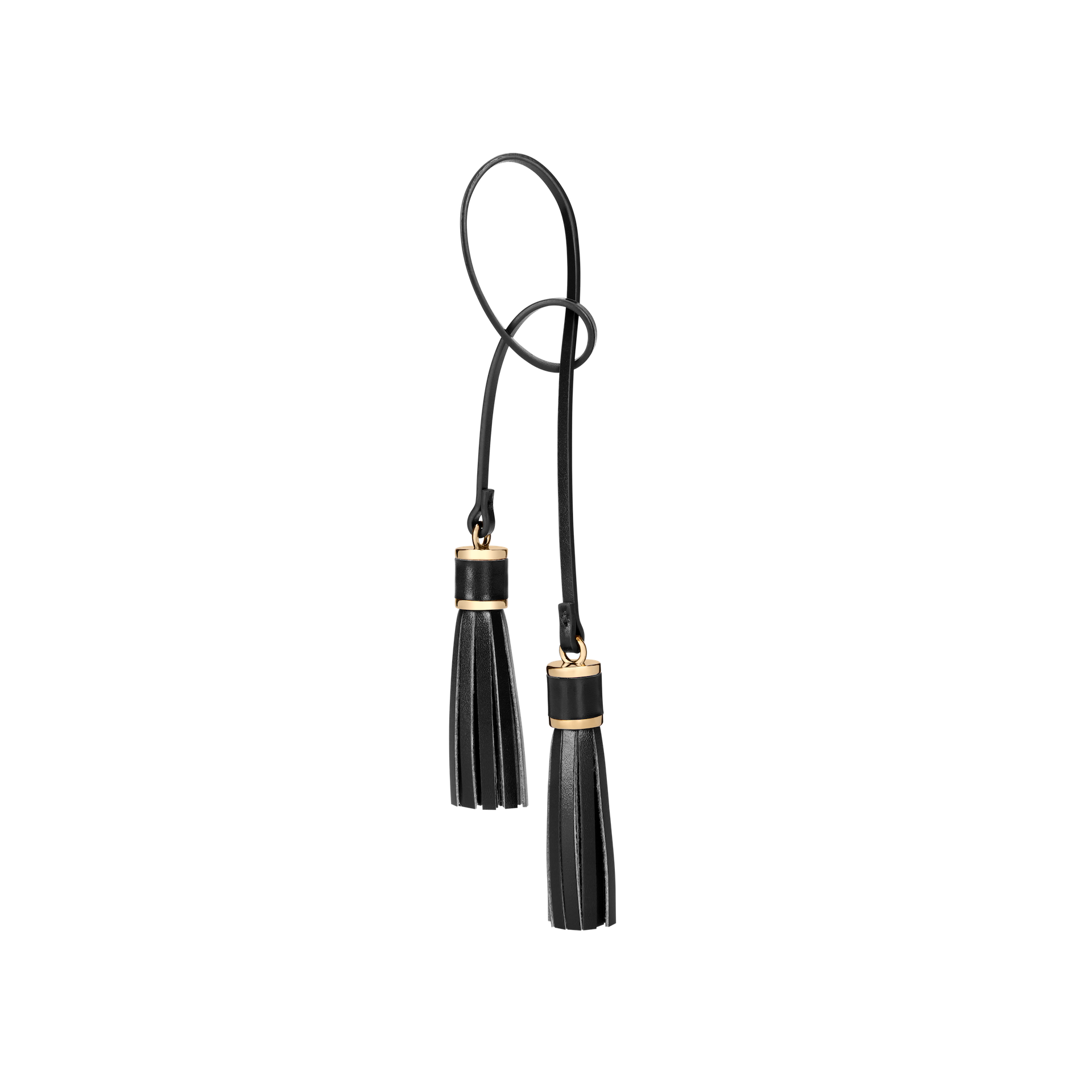 Gold Noir Tassel Charm