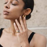 14k Gold Black Onyx Ring Set