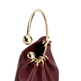 Burgundy Ring Handle Bag_VERAFIED
