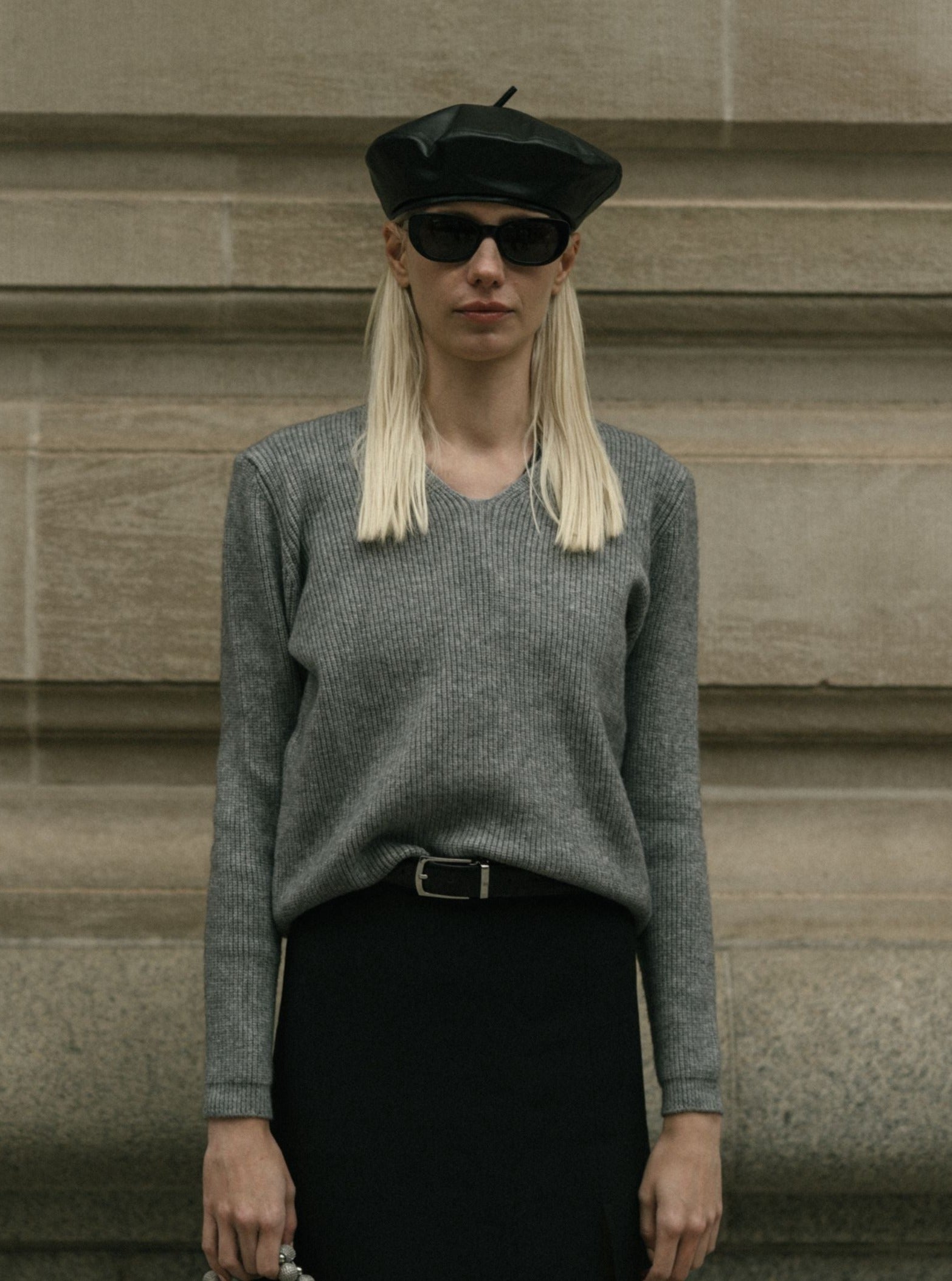 Grey Wool Sweater