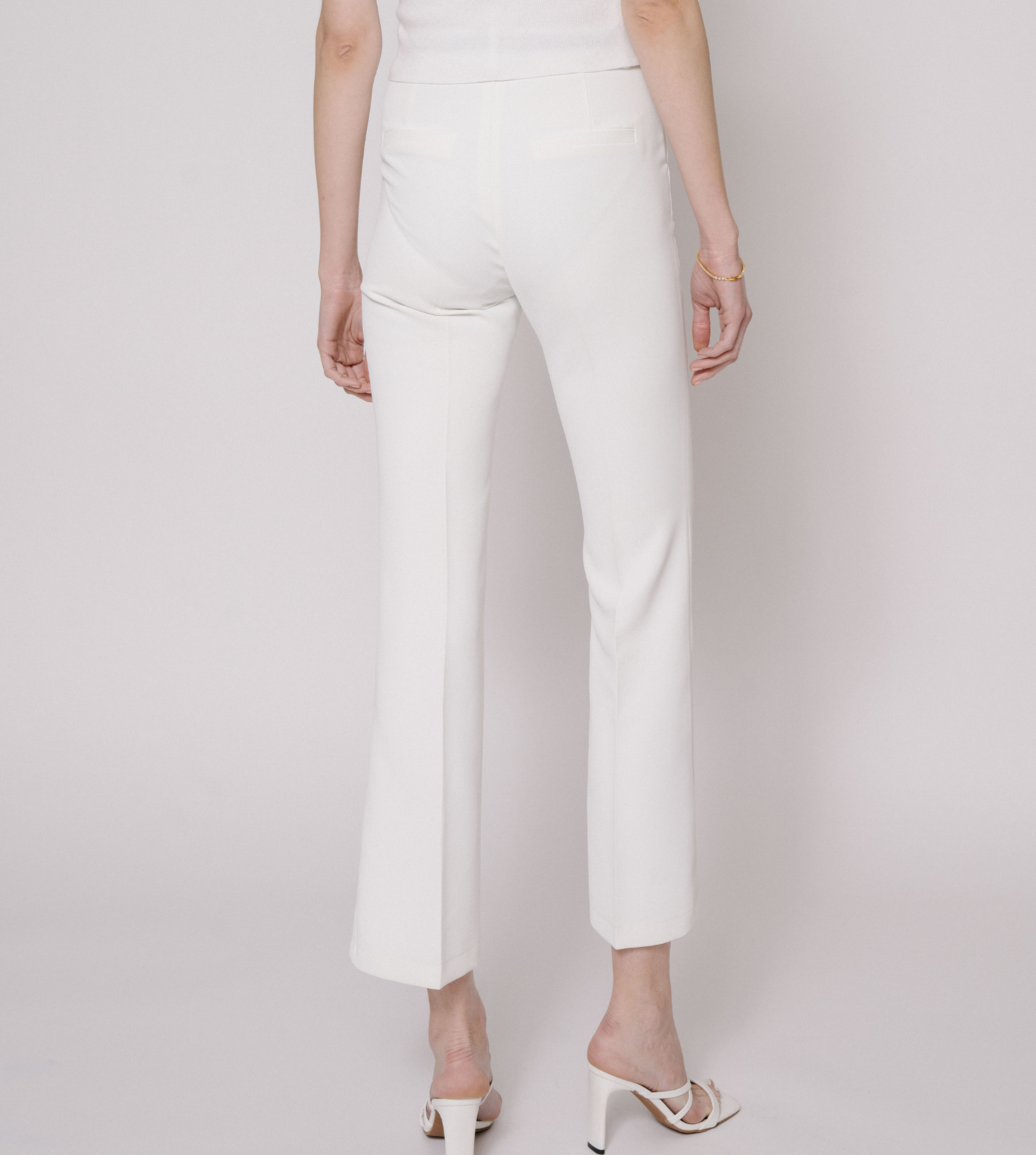 White Posh Suit Pants (Final Sale)