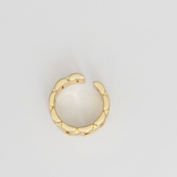 Gold three-link Open Ring (Final Sale)