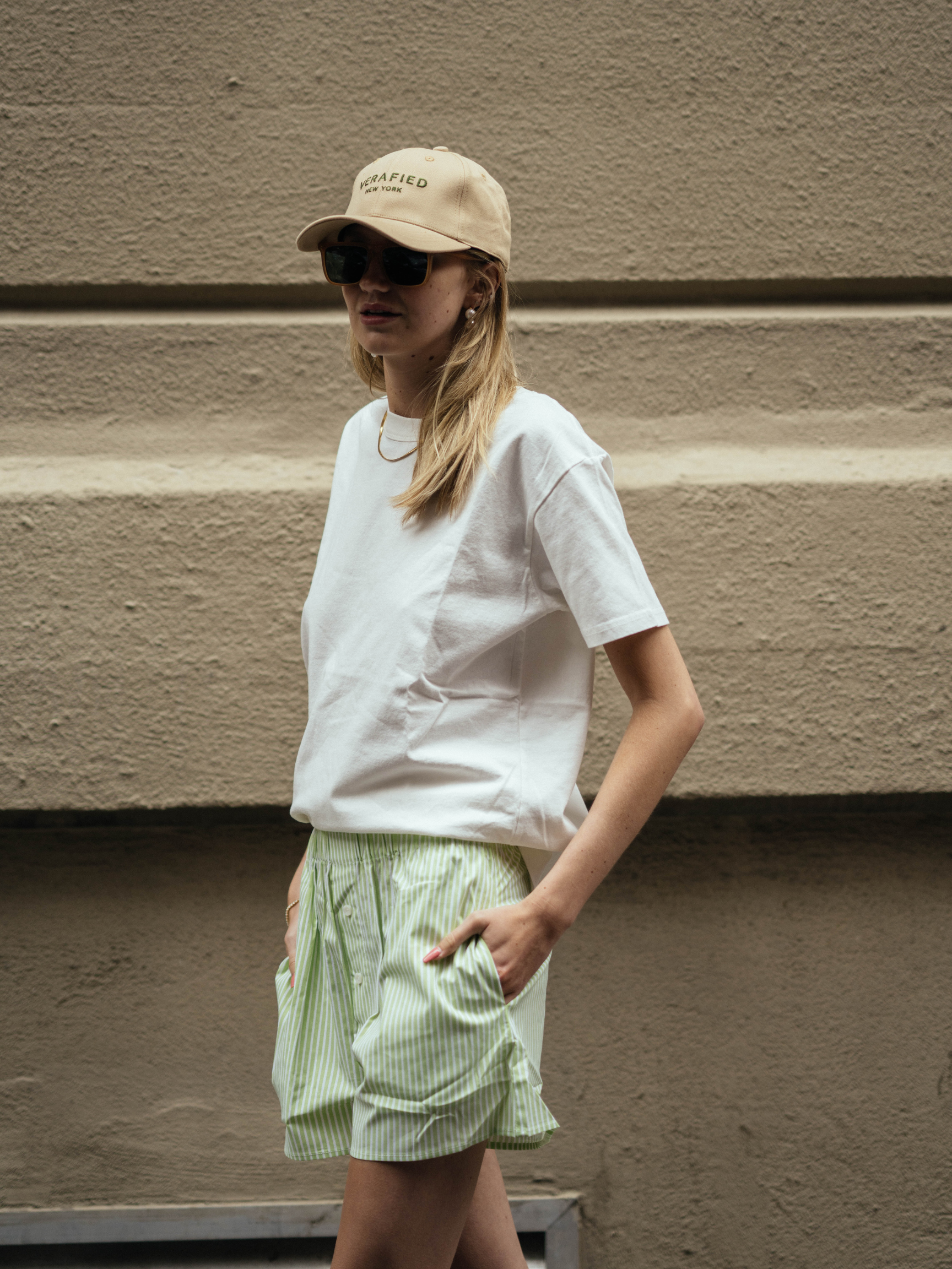 Minty Stripe Shorts