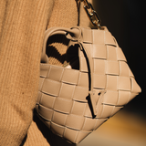 Etoupe Woven Basket Bag