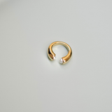Crystal Pearl Open Ring (Final Sale)