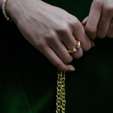 Crystal Pearl Open Ring (Final Sale)