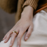 Crystal Pearl Open Ring (Final Sale)