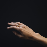 Crystal Pearl Open Ring (Final Sale)