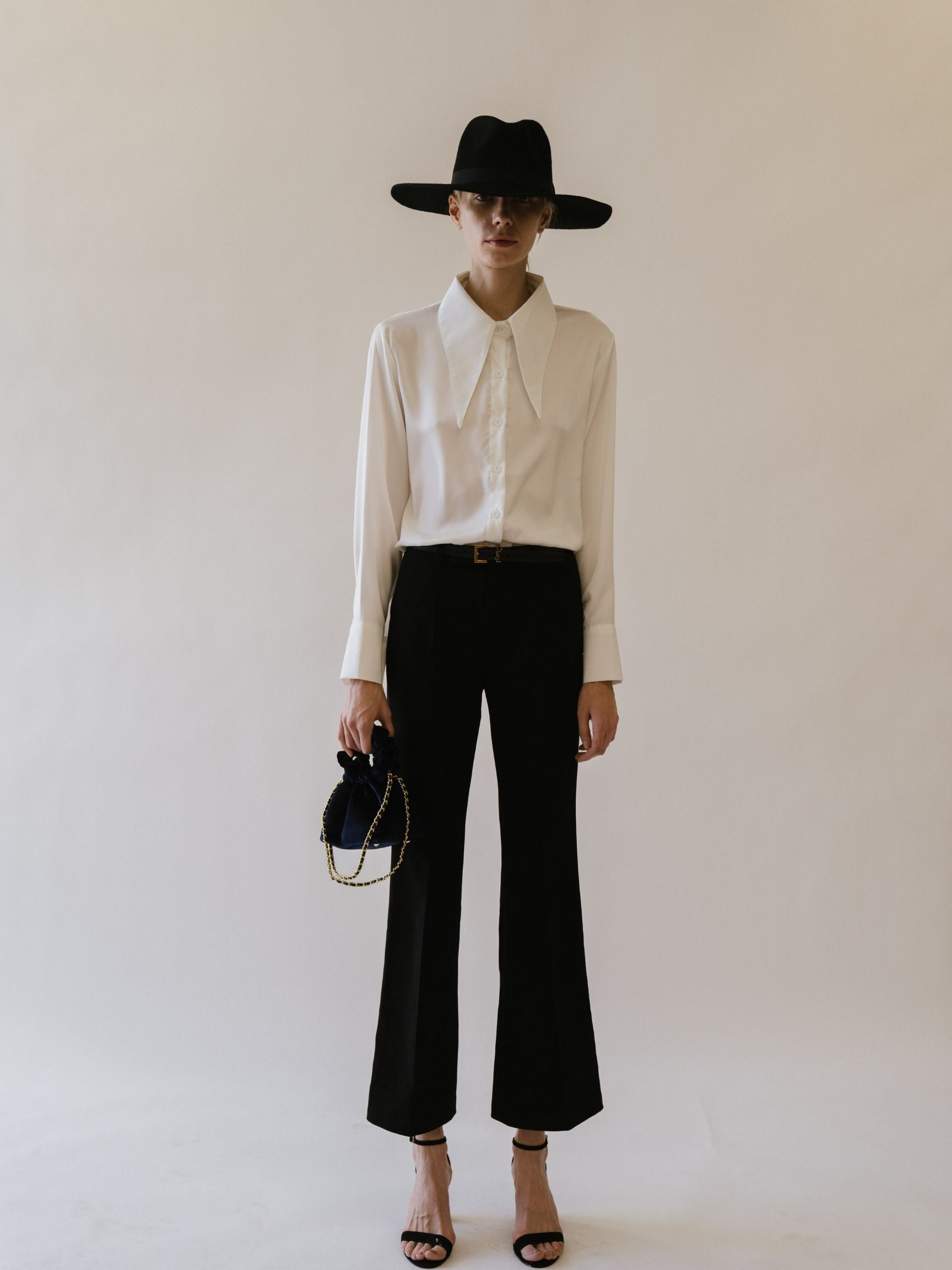 White Posh Suit Pants (Final Sale)