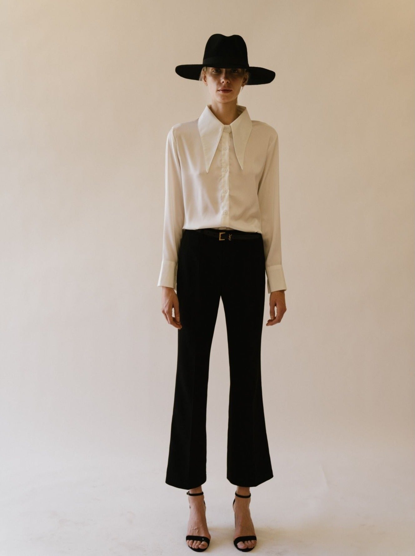 Point Collar White Shirt (Final Sale)